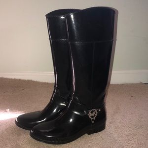Michael Kors tall rain boots